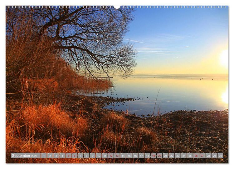 Produktbild: Mein Ammersee - am Ostufer entlang (Wandkalender 2026 DIN A2 quer), CALVENDO Monatskalender