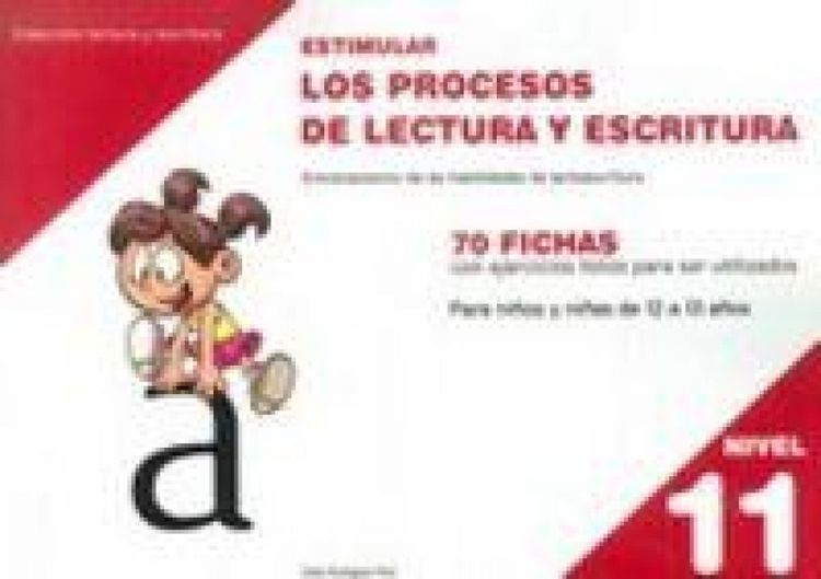 Produktbild: Estimular los procesos de lectura y escritura : nivel 11 : entrenamiento de las habilidades de lectoescritura