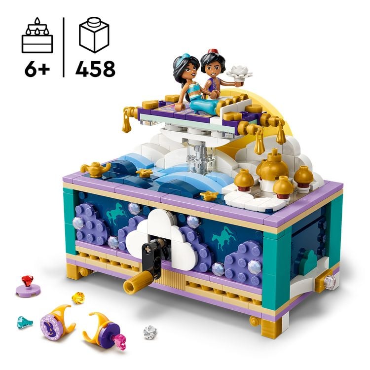 Produktbild: LEGO ǀ Disney Princess 43295 Jasmins Schmuckk&auml;stchen, Bauspielzeug f&uuml;r Kinder ab 6 Jahren