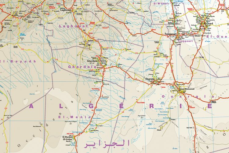 Produktbild: Reise Know-How Landkarte Algerien, Tunesien | Algeria, Tunisia (1:1.700.000)