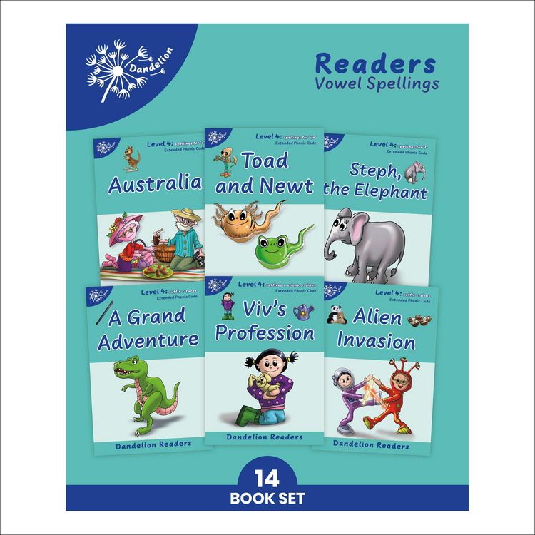 Produktbild: Phonic Books Dandelion Readers Vowel Spellings Level 4