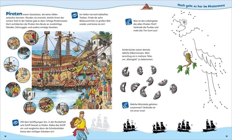 Produktbild: WAS IST WAS Junior Mitmach-Heft Piraten
