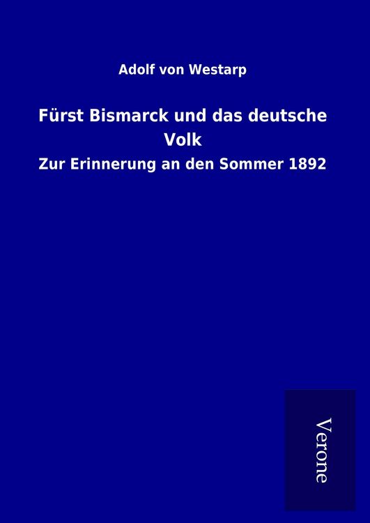 Produktbild: F&uuml;rst Bismarck und das deutsche Volk