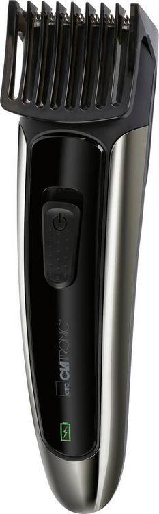 Produktbild: Clatronic HSM/R 3827 chrom-schwarz USB-C Bartschneider Schwarz/Silber
