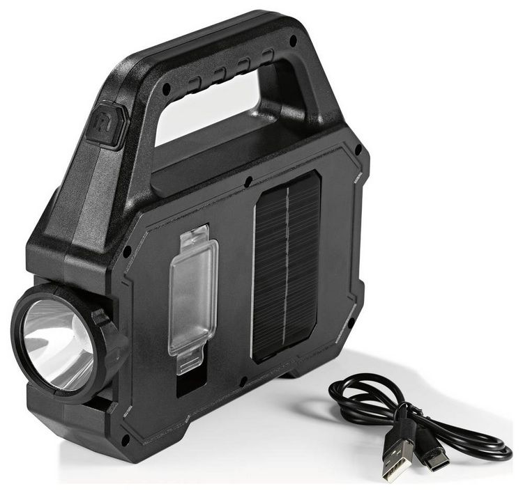 Produktbild: Easymaxx 12899 LED, COB LED Arbeitsleuchte akkubetrieben, solarbetrieben
