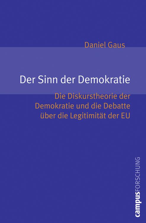 Produktbild: Der Sinn von Demokratie