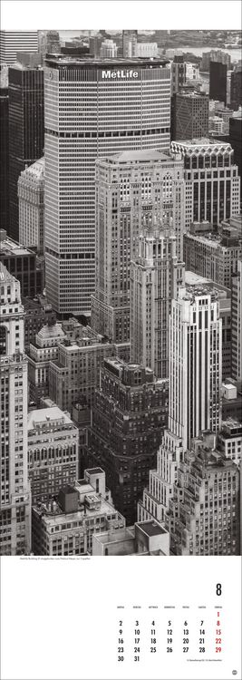 Produktbild: New York Vertical Kalender 2027