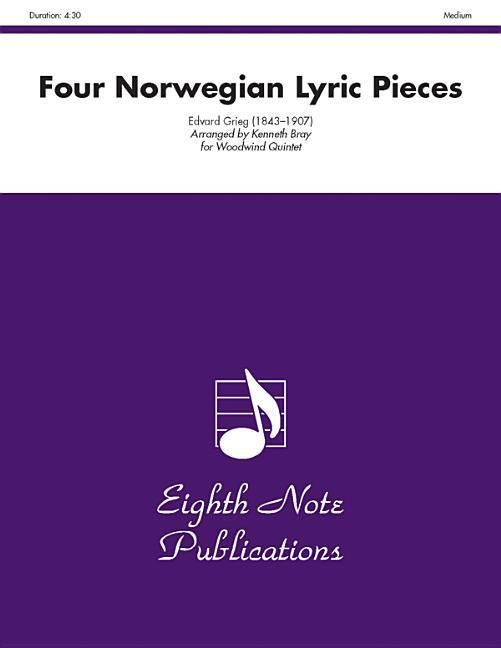 Produktbild: Grieg, E: Four Norwegian Lyric Pieces