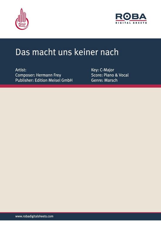 Produktbild: Das macht uns keiner nach