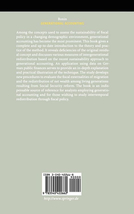 Produktbild: Generational Accounting