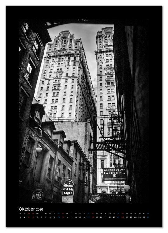 Produktbild: New York in Ansichten von 1936 (hochwertiger Premium Wandkalender 2026 DIN A2 hoch), Kunstdruck in Hochglanz