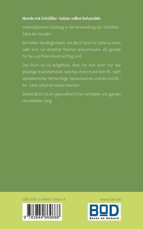 Produktbild: Sch&uuml;&szlig;ler-Salze f&uuml;r den Hund