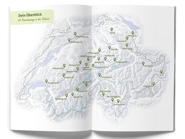 Produktbild: K&uuml;mmerly+Frey Raus und Wandern Panoramawege &ndash; Wanderf&uuml;hrer