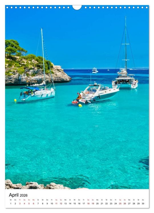 Produktbild: Mallorca - Insel des Gl&uuml;cks (Wandkalender 2026 DIN A3 hoch), CALVENDO Monatskalender