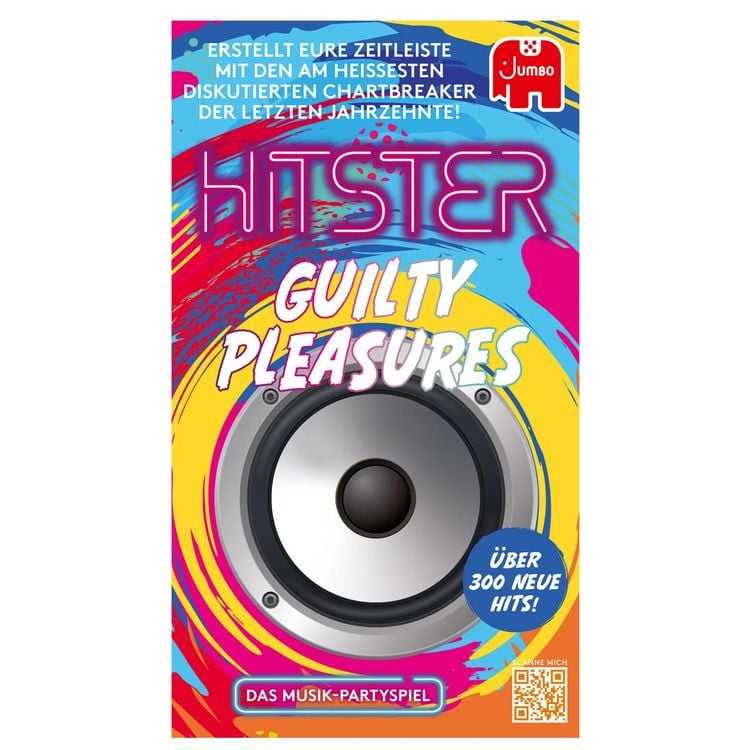 Jumbo 1110100378 - Hitster Guilty Pleasures, Musik-Quizspiel, Partyspiel
