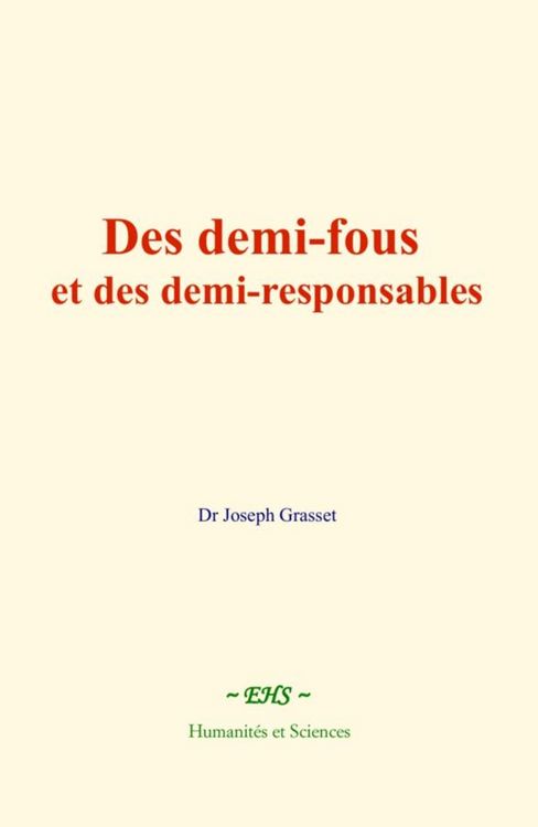 Produktbild: Des demi-fous et des demi-responsables