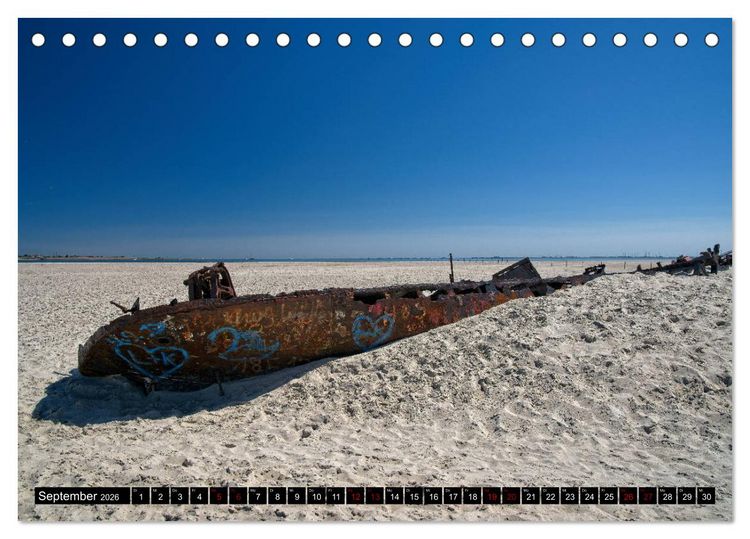 Produktbild: Norderney - von barfuss bis Cocktail (Tischkalender 2026 DIN A5 quer), CALVENDO Monatskalender