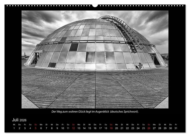 Produktbild: Schwarz-Weis(s)heiten (Wandkalender 2026 DIN A2 quer), CALVENDO Monatskalender