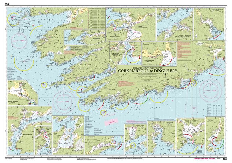 Produktbild: C56 Cork Harbour to Dingle Bay, Imray Chart
