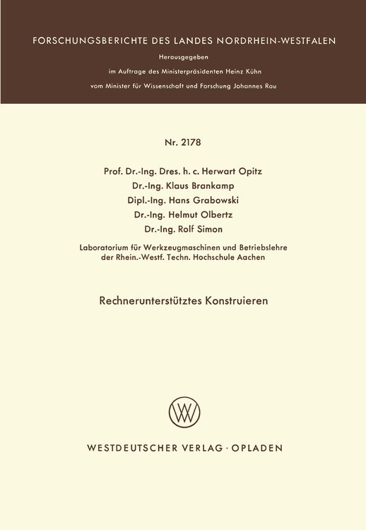 Produktbild: Rechnerunterst&uuml;tztes Konstruieren