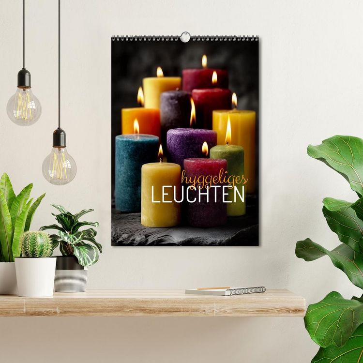 Produktbild: Hyggeliges Leuchten (Wandkalender 2026 DIN A3 hoch), CALVENDO Monatskalender