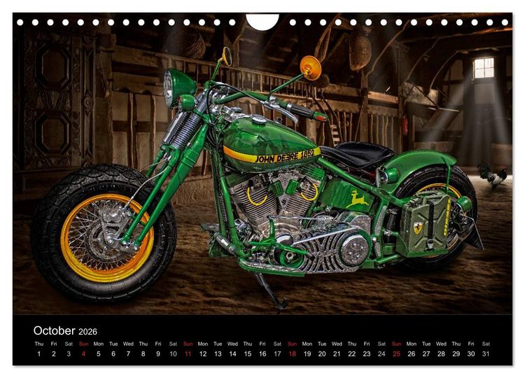 Produktbild: Motorbike Dreams (Wall Calendar 2026 DIN A4 landscape), CALVENDO 12 Month Wall Calendar