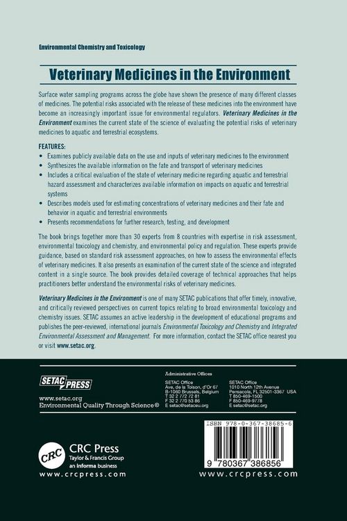 Produktbild: Veterinary Medicines in the Environment