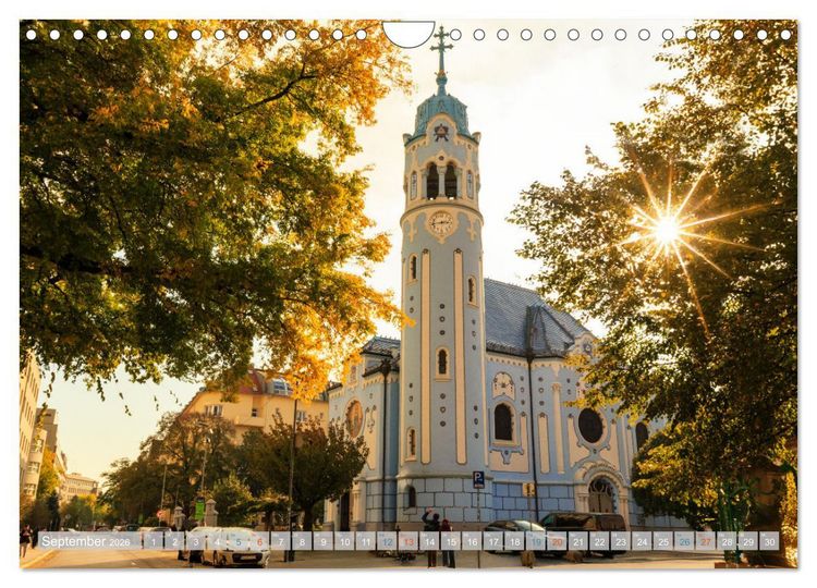 Produktbild: Zauberhaftes Bratislava - Entz&uuml;ckende Hauptstadt der Slowakai an der Donau (Wandkalender 2026 DIN A4 quer), CALVENDO Monatskalender