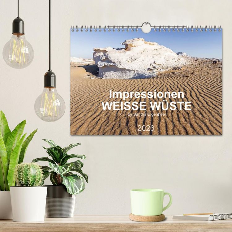 Produktbild: Impressionen - Wei&szlig;e W&uuml;ste (Wandkalender 2026 DIN A4 quer), CALVENDO Monatskalender