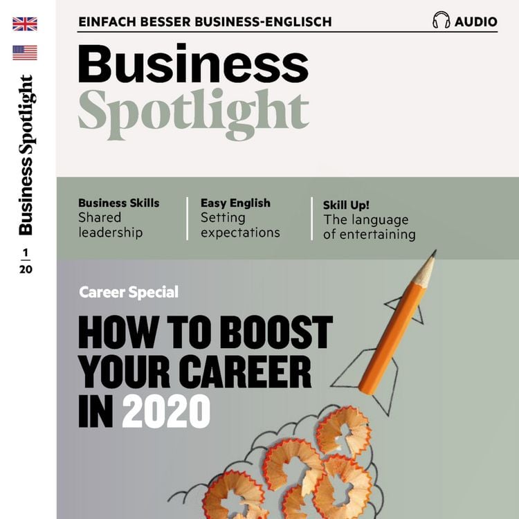 Produktbild: Business-Englisch lernen Audio - How to boost your career in 2020