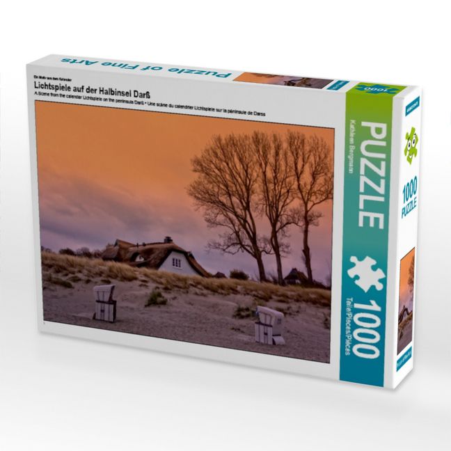 Produktbild: CALVENDO Puzzle Ein Motiv aus dem Kalender Lichtspiele auf der Halbinsel Dar&szlig; | 1000 Teile Lege-Gr&ouml;&szlig;e 64x48cm Foto-Puzzle f&uuml;r gl&uuml;ckliche Stunden