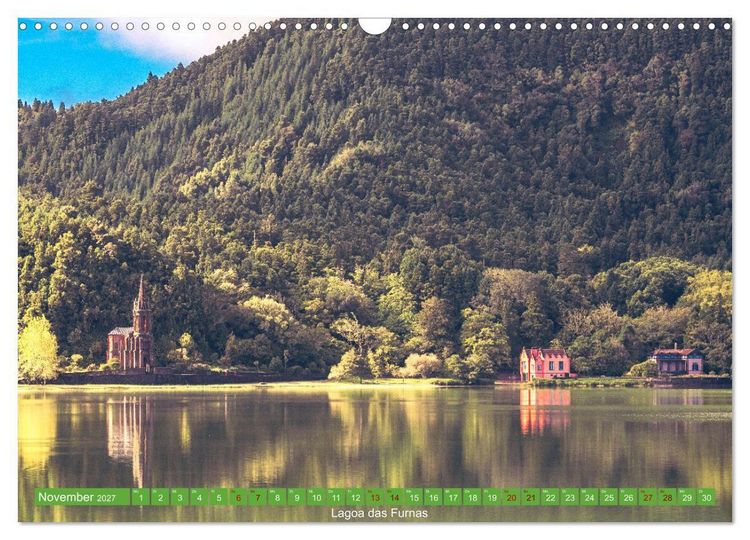 Produktbild: Azoren: Europas milder Westen (Wandkalender 2027 DIN A3 quer), CALVENDO Monatskalender