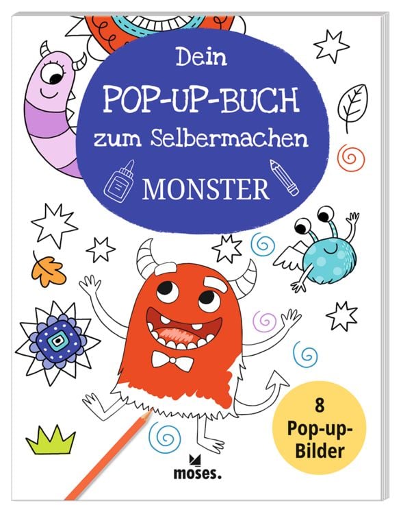Produktbild: Dein Pop-Up Buch zum Selbermachen Monster