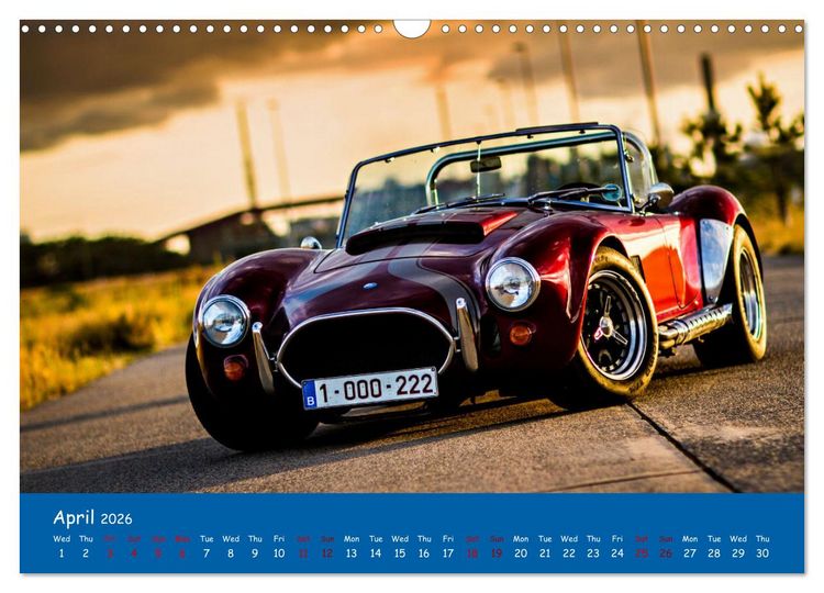 Produktbild: Great American cars (Wall Calendar 2026 DIN A3 landscape), CALVENDO 12 Month Wall Calendar