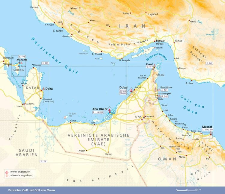 TRESCHER Reiseführer Kreuzfahrten Dubai und die Emirate