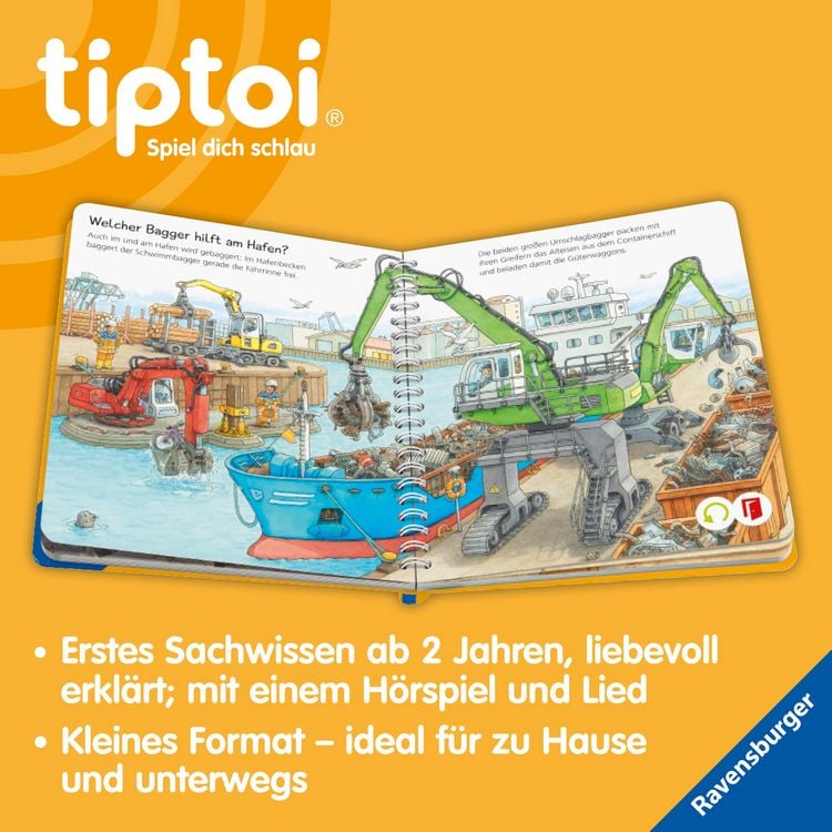 Produktbild: Tiptoi&reg; Wieso? Weshalb? Warum? junior - Bagger