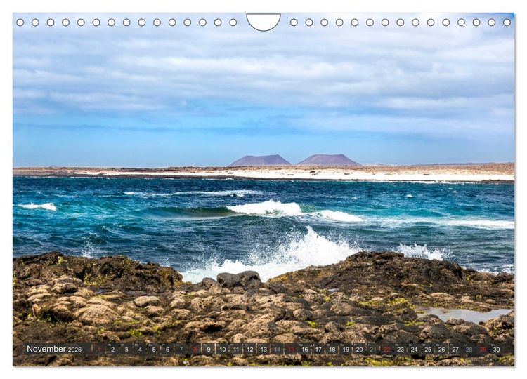 Produktbild: FUERTEVENTURA Paradiesische Impressionen der Insel (Wandkalender 2026 DIN A4 quer), CALVENDO Monatskalender