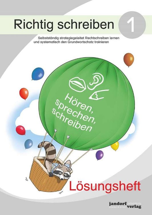 Produktbild: Richtig schreiben 1 (L&ouml;sungsheft)