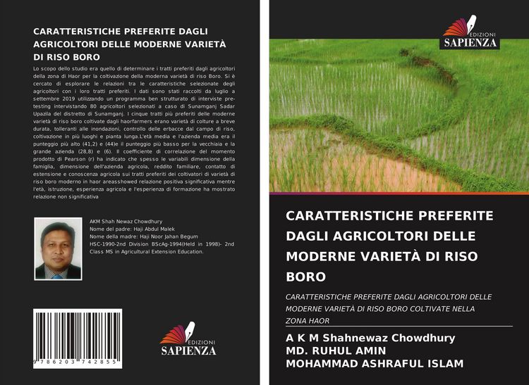 Produktbild: Caratteristiche Preferite Dagli Agricoltori Delle Moderne Variet&agrave; Di Riso Boro