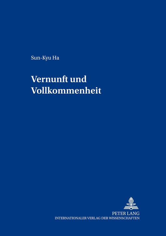 Produktbild: Vernunft und Vollkommenheit
