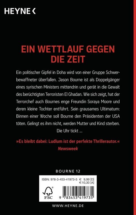 Produktbild: Die Bourne Herrschaft / Jason Bourne Band 12