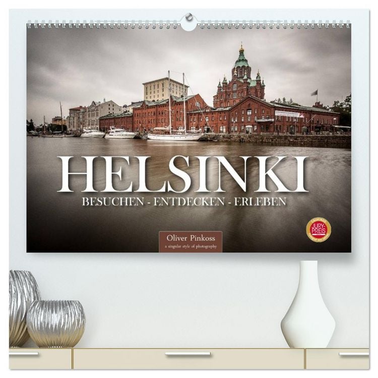 Produktbild: Helsinki / Besuchen - Entdecken - Erleben (hochwertiger Premium Wandkalender 2026 DIN A2 quer), Kunstdruck in Hochglanz