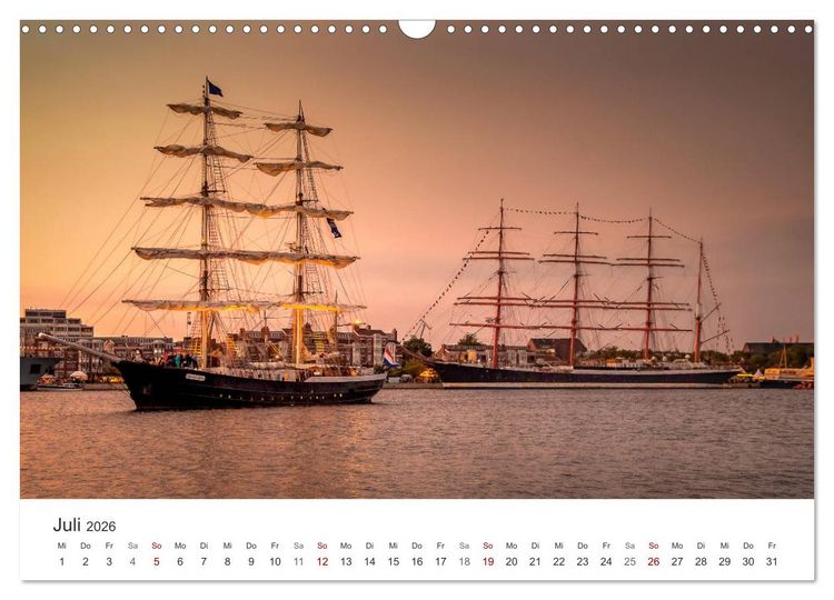 Produktbild: Nieders&auml;chsische K&uuml;ste - K&uuml;stenorte von Ostfriesland bis Bremerhaven (Wandkalender 2026 DIN A3 quer), CALVENDO Monatskalender
