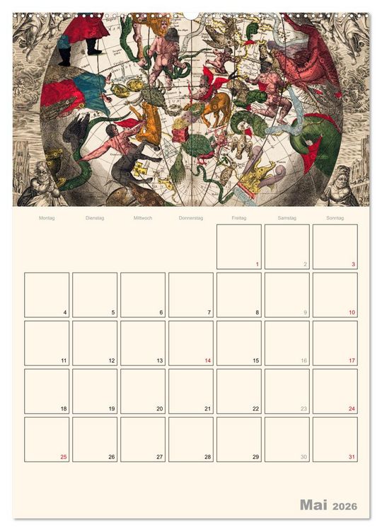 Produktbild: Zu den Sternen - mit Planerfunktion (Wandkalender 2026 DIN A2 hoch), CALVENDO Monatskalender