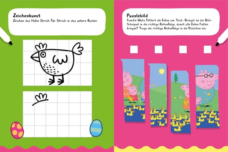 Produktbild: Peppa Pig Mein Lernspielheft - Erstes Lernen