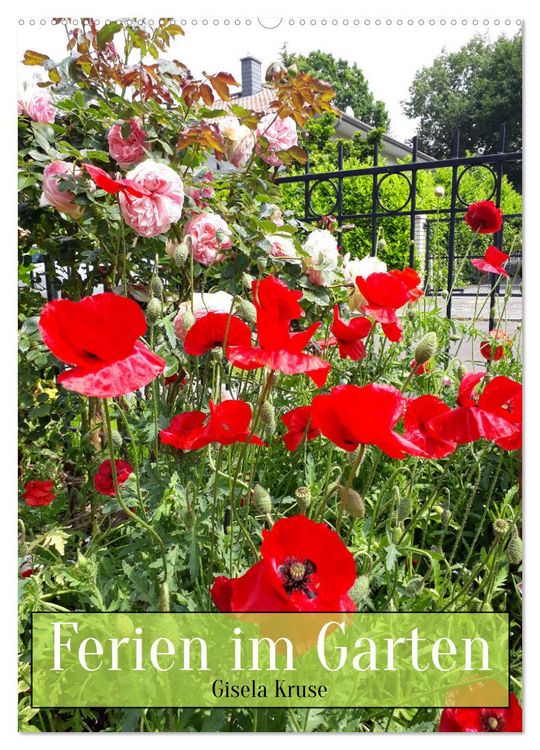 Produktbild: Ferien im Garten (Wandkalender 2026 DIN A2 hoch), CALVENDO Monatskalender