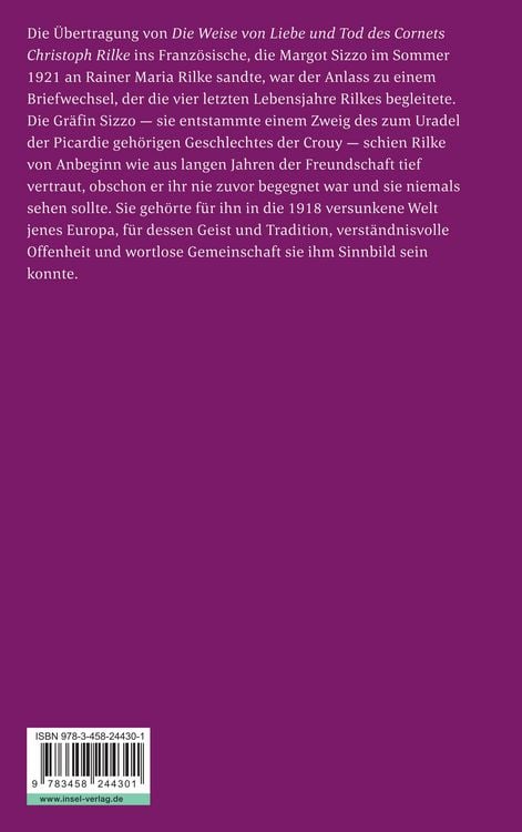 Produktbild: Die Briefe an Gr&auml;fin Sizzo