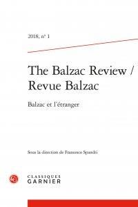 Produktbild: Revue Balzac no 1 Balzac et l'&eacute;tranger