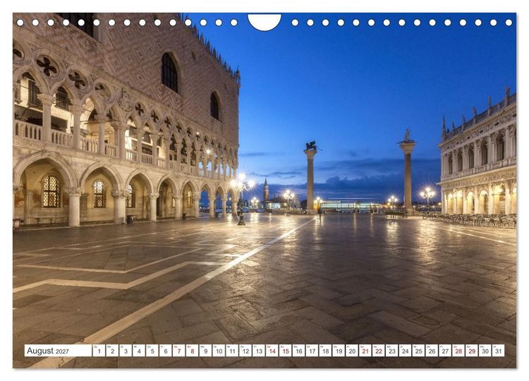 Produktbild: Venedig und Burano - Lagunenstadt und bunte H&auml;user (Wandkalender 2027 DIN A4 quer), CALVENDO Monatskalender