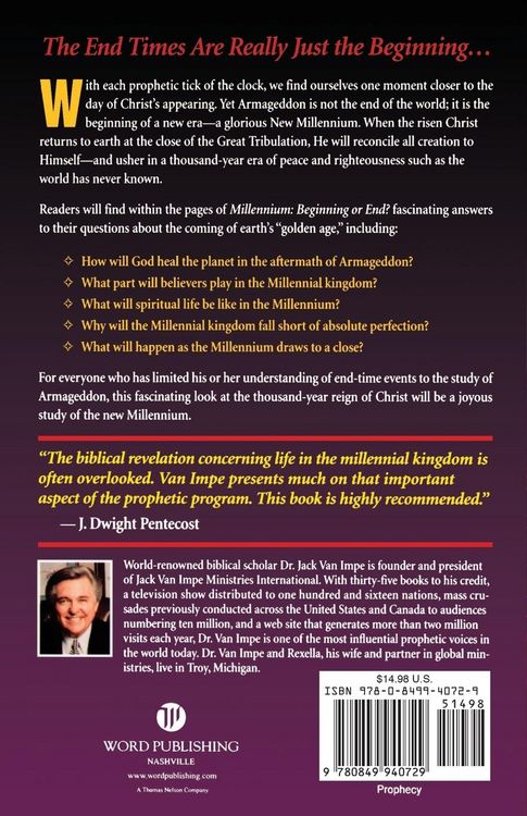 Produktbild: The Millennium-Beginning or End?